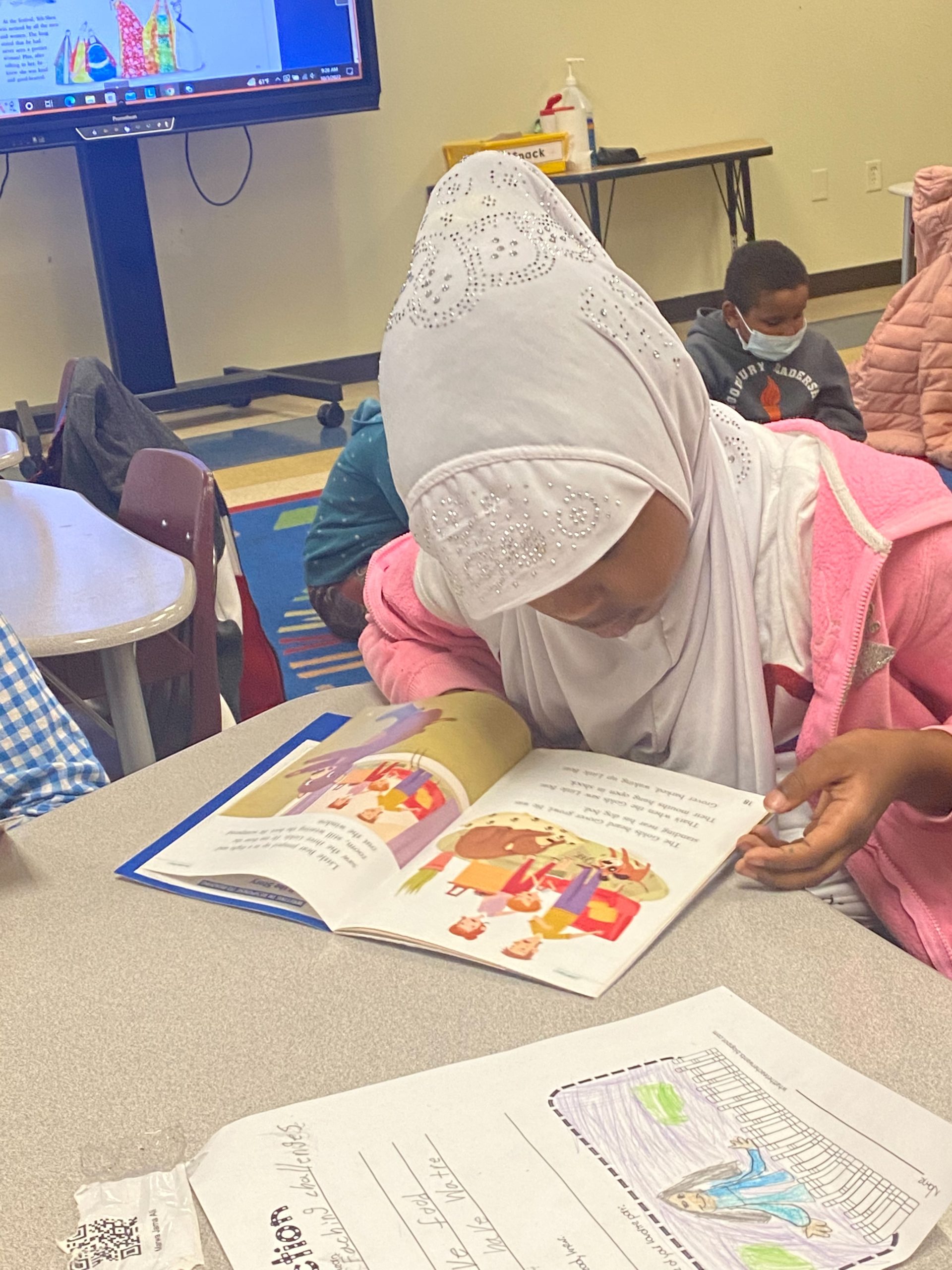 Midway Star students completing classroom work